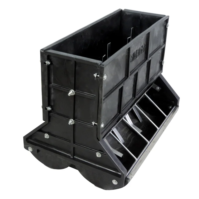 

Pig Farming Equipment Feeders Piggery Plastic 10 Holes Double Side Dry Pig Feeder Automatic Food Feeder for Pigs