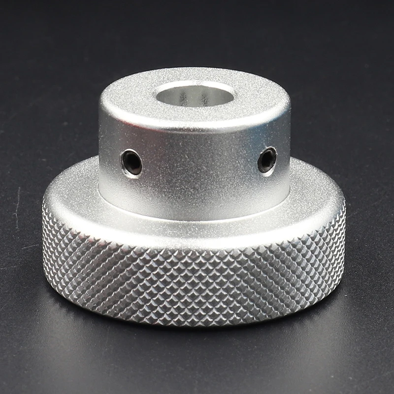 1Pcs Sand silver Aluminum Alloy Mini Handwheel For Lathe/Miller mechanical hand wheel Automation equipment parts CNC lathe proce