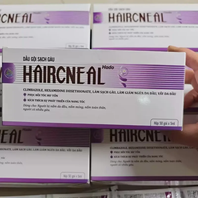 

HAIRCNEAL Anti-Dandruff & Itch Relief Shampoo 5ml x 10pcs, Soothes Scalp & Reduces Flakes, Gentle Cleansing, Vietnam