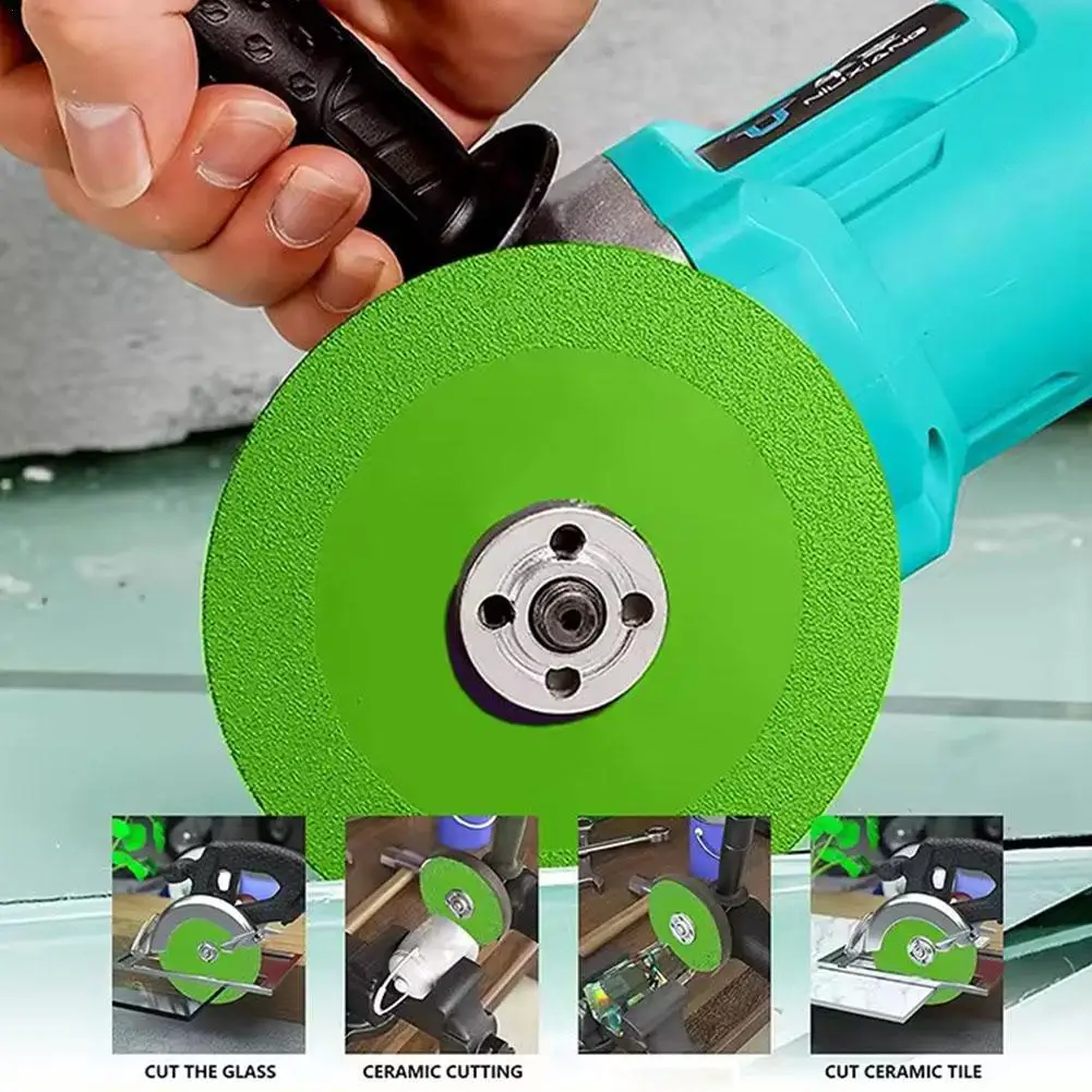 100mm Glass Cutting Disc Diamond Marble Saw Ceramic Tile Jade Polishing Cutting Tool Sharp Brazing Bottle Grinding