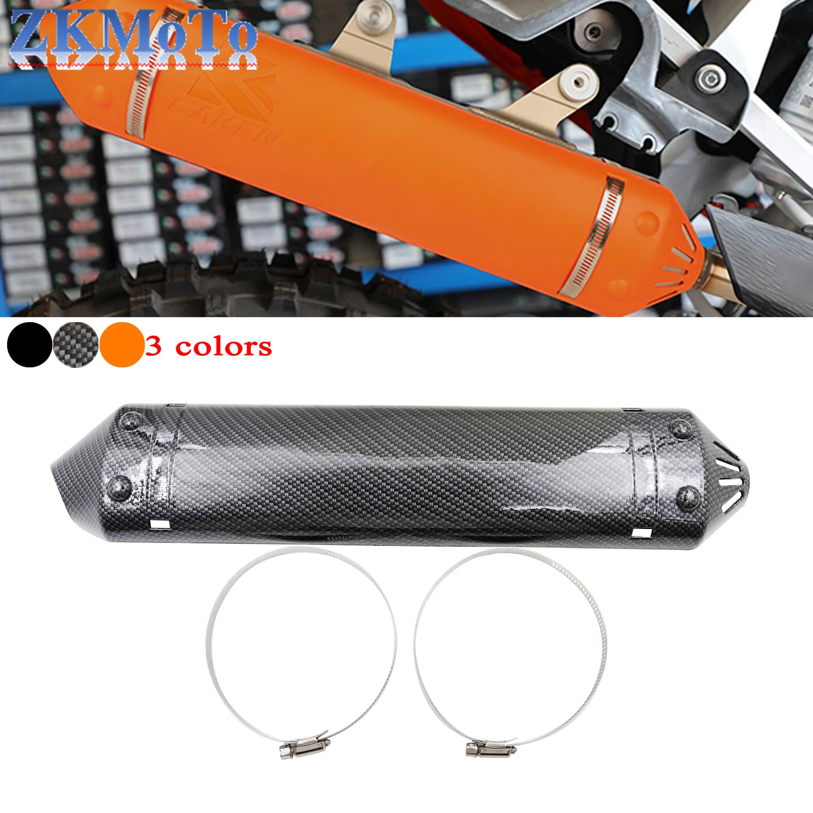 Motorcycle Heat Shield Exhaust Protective Cover For KTM EXC XC XC-W TE 250 300 TPI 2020 2021 2022 2023 Enduro Dirt Pit Bike