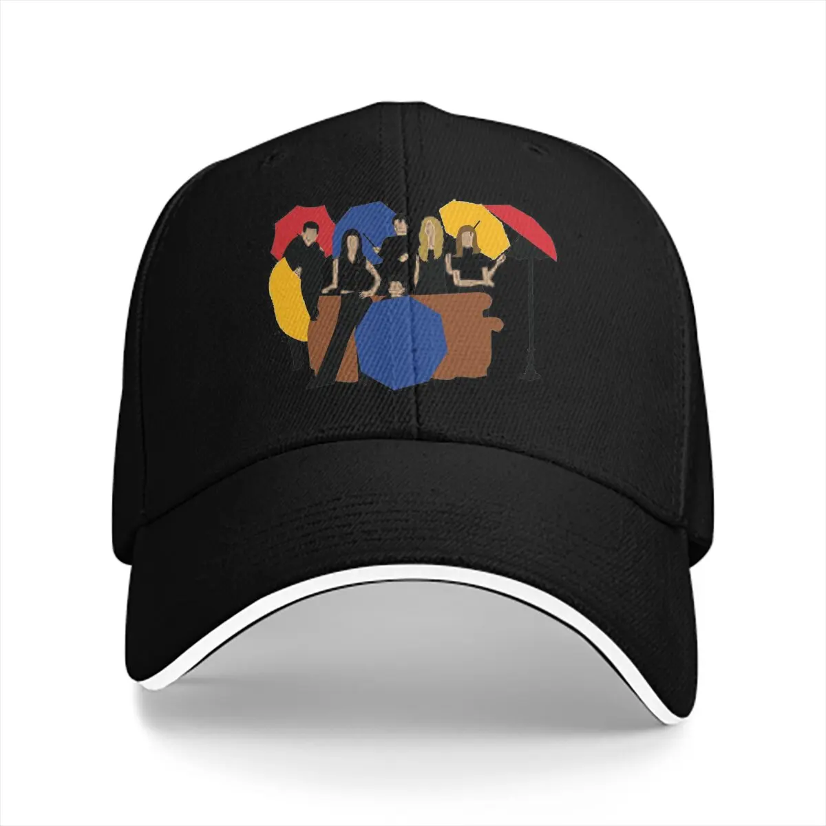 Umbrella Friends TV Play Windproof Cap Sun Visor Hip Hop Caps Cowboy Hat Peaked Hats