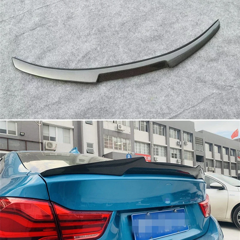 

Use For Bmw 4 Series F36 Spoiler 2014--2019 Year 4-door Gran Coupe Carbon Fiber Rear Wing M4 Style Accessories Body Kit