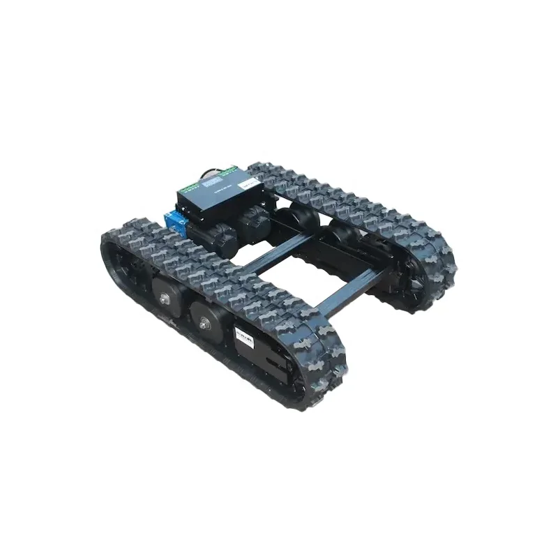 New design  tracked carrier chassis with Rotary Bearing Small Rubber Track Undercarriage