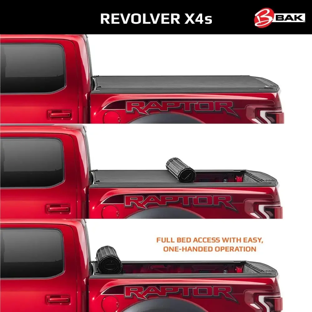 Revolver X4s Hard Rolling Truck Bed Tonneau Cover  80324 Fits 2022 - 2024 Ford Maverick 4' 6