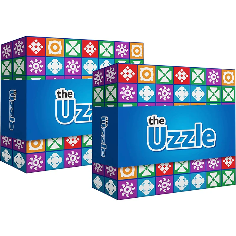 Uzzle Puzzle Logic Thinking Board Game Matching Blockwork Bundle Fast Paced Puzzle Games Parent Child Interactive Birthday Gift