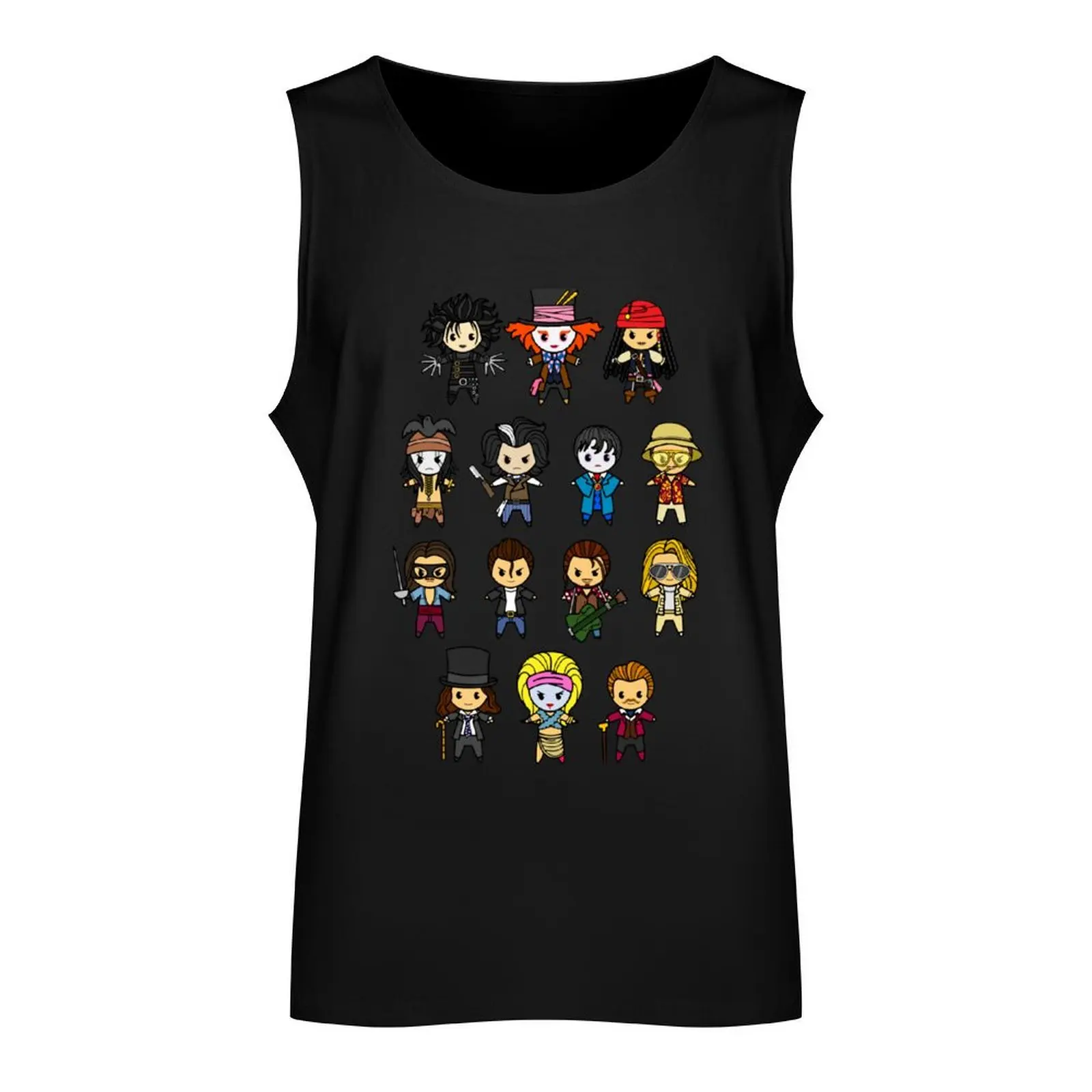 The Johnny Depp Collection Tank Top bodybuilding mens clothing gym t-shirts gym t-shirts man