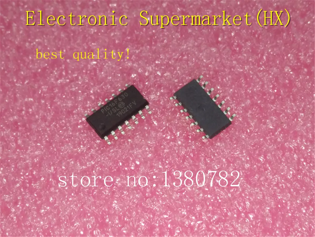 

Free Shipping 100pcs/lots PIC16F630-I/SL PIC16F630 SOP-14 New original IC