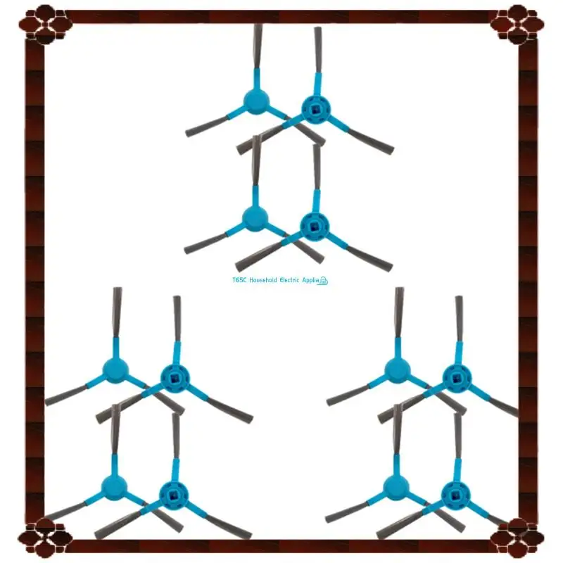 تسليم 24 ساعة 12X فرشاة جانبية بديلة لـ Cecotec Conga 4090 3090 5090 6090 فرش زاوية جهاز آلي لتنظيف الأتربة ملحقاتها