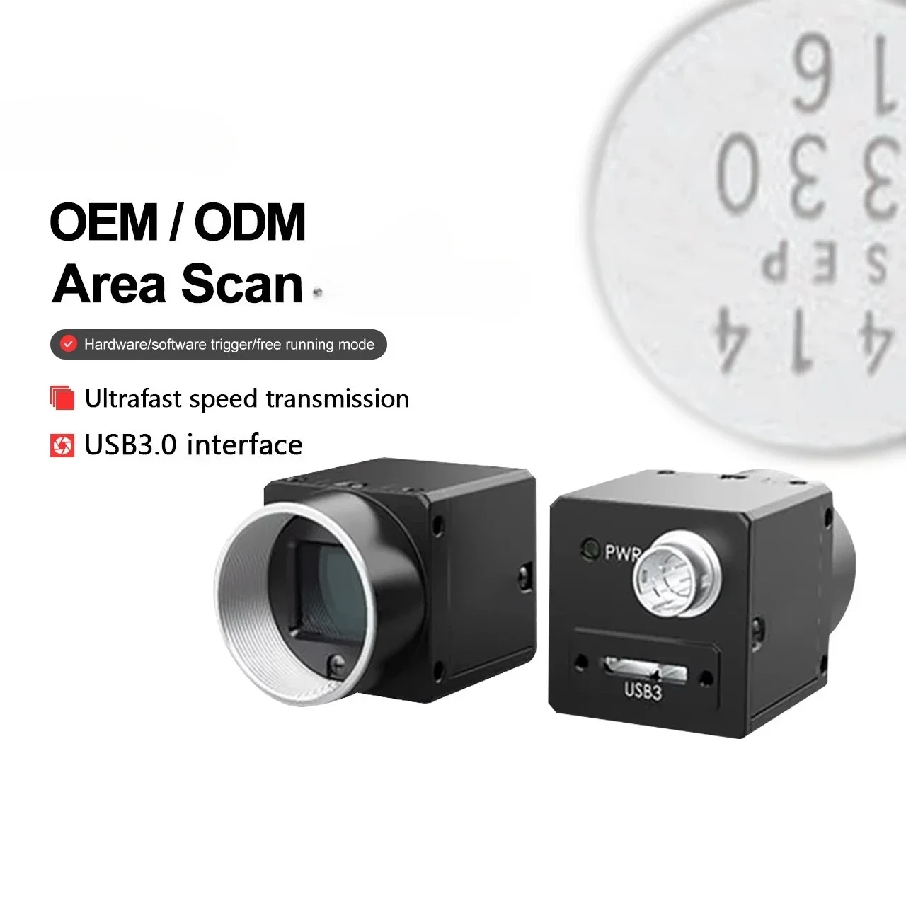 

Industrial Machine Vision 1.6MP 240fps High Frame RateUSB3.0 Global Shutter for Detection