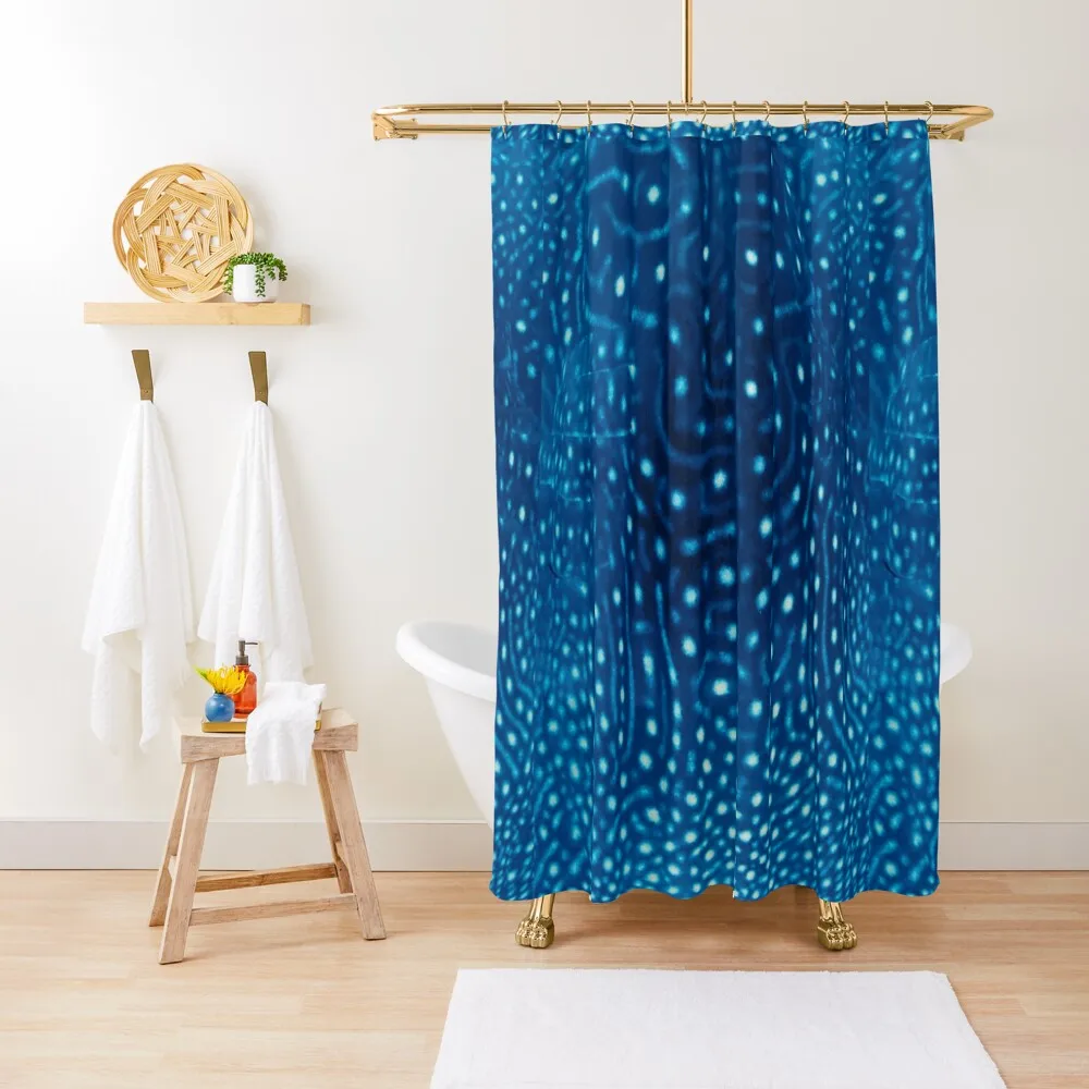 

Whale Shark Pattern Shower Curtain Shower For Bathroom Set Anime Bathroom Curtain