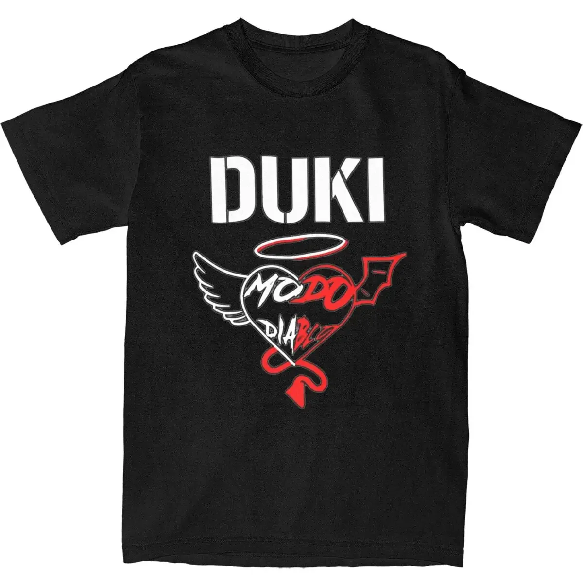 

Short Sleeve Streetwear Tops Summer Cotton Comfortable S-5XLClothing Argentine Rapper Duki T-Shirt Novelty T Shirts heavyweight