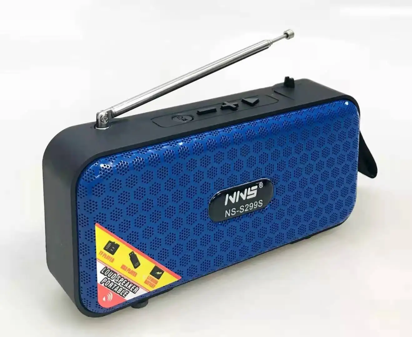 NNS-S299S Portable FM Solar Radio Blue Tooth Speaker 9 Band Radios Support MP3  TF/SD/USB Mp3 Music Player