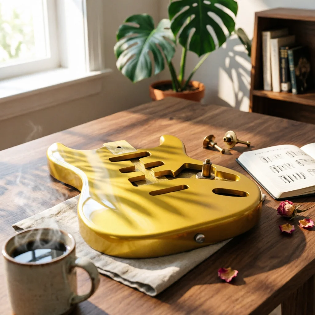 Guitar Body with SSH Routing Replacement Paulownia Guitar Body Instrument Part Custom Resonant for Luthiers