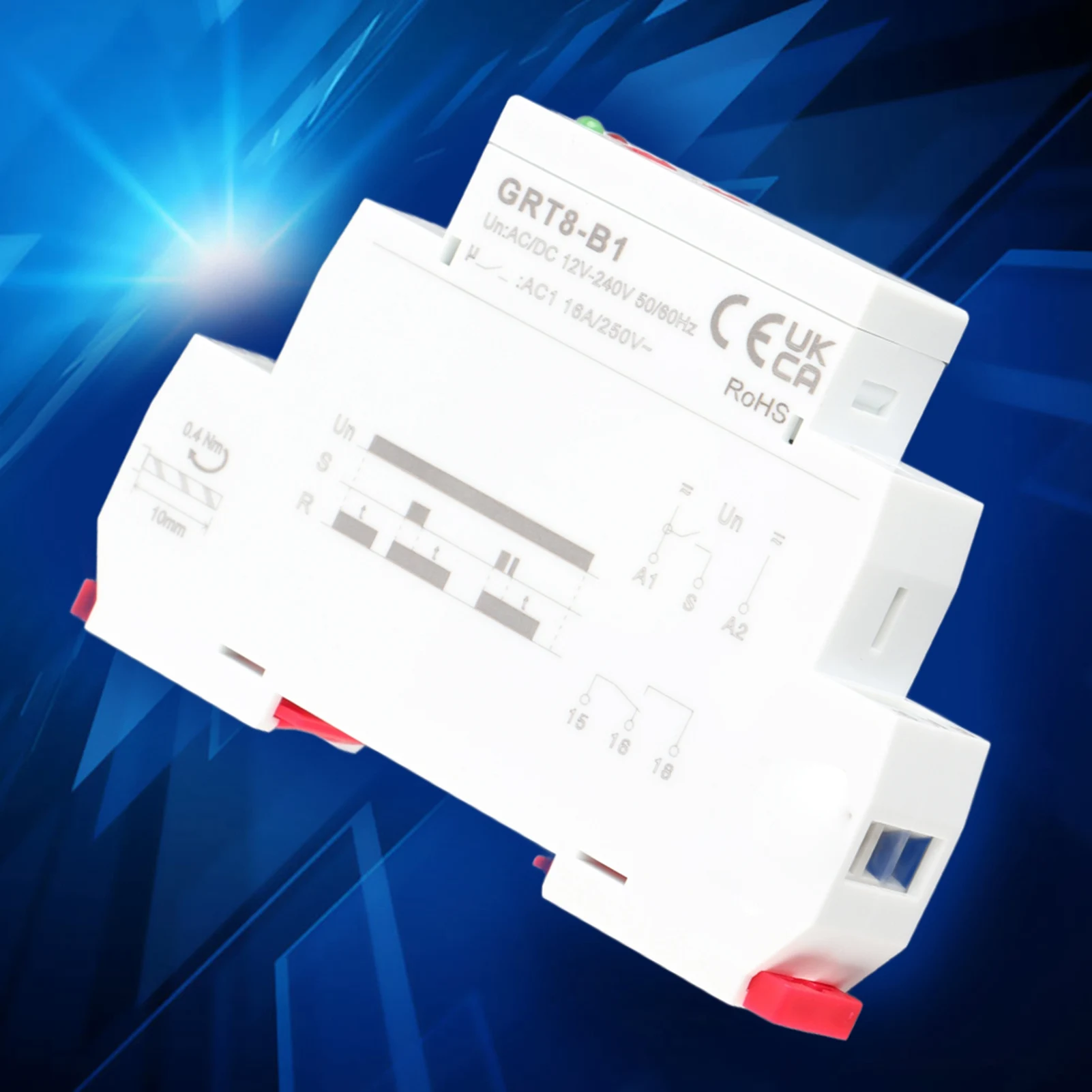 GRT8‑B1  Power Off Delay Time Relay DIN Rail Type AC/ 12V~240V Power Off Delay Relay Off Delay Time Relay Timing Relay