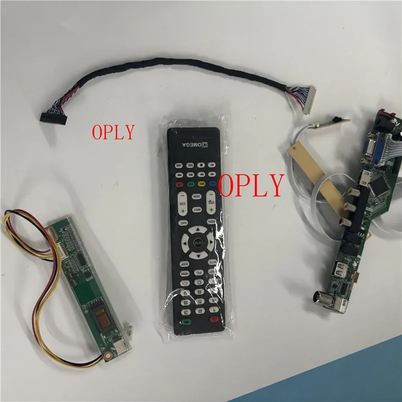 AV screen monitor For LQ164M1L LTN160HT01 1920X1080 VGA HDMI-compatible USB RF TV Controller board kit  LCD panel Display Monito
