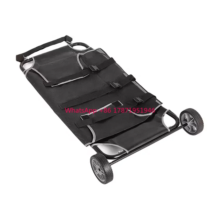 Hot sale Manufacturer Veterinary medical equipment veterinary stretcher trolley for pet rescue with wheels