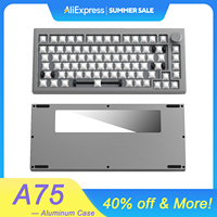 DrunkDeer A75 Rapid Trigger Mechanical Keyboard Magnetic Switch Keyboard 75%Layout Custom 82Keys TKL Compact RGB Aluminum Case