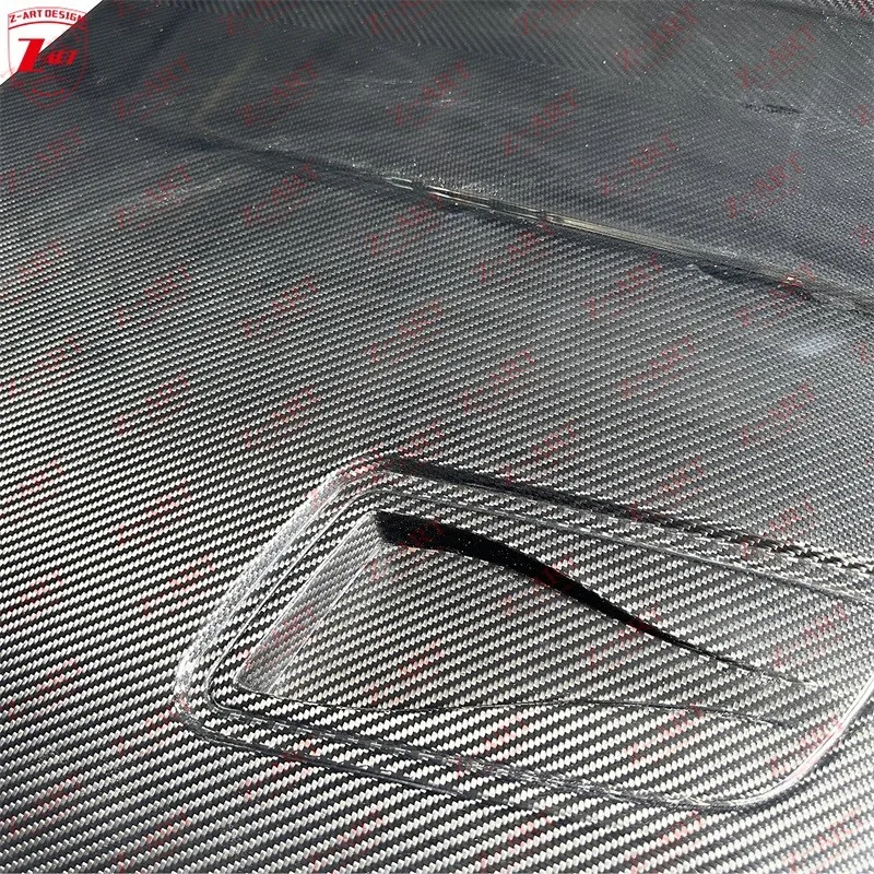 Z-ART 997 GT2 RS Dry Carbon Fiber Front Trunk Lid for Porsche 987 Boxster Cayman Prepreg Carbon Fiber Front Hood for Porsche 997