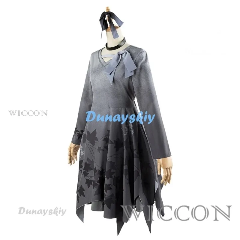 2025 11 ملون! Asahina Mafuyu فساتين وشعر مستعار 25 Nightcord OWN الباروكات أغطية الرأس PRSK أزياء المسرح المعبود الافتراضي