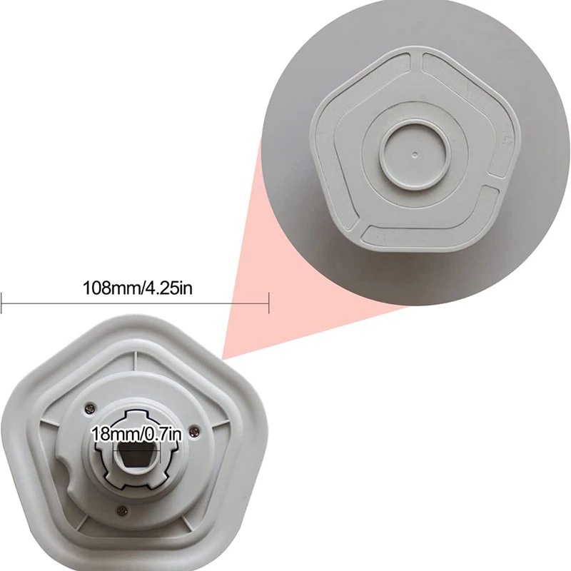 قطع غيار لـ Dreame W10 و W10pro ، فرشاة رئيسية ، فرشاة جانبية ، فلتر HEPA ، تركيب سهل ، ملحقات مكنسة كهربائية