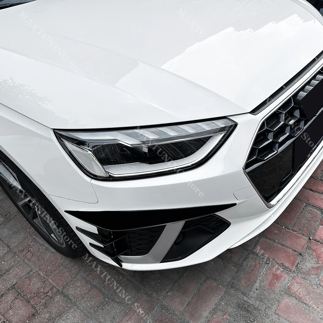 

Передний бампер, разделитель губ, канавки для Audi A4 S-Line B9.5 Facelift 2020-2024, нож-крыло, противотуманная фара, рамка, крышка, решетка, отделка Bodykit
