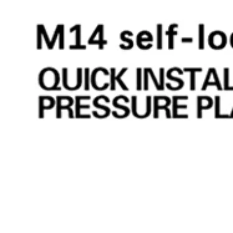 

1Pc M14 Thread Angle Grinder Self-Locking Pressing Plate Angle Grinder Pressing Plate Quick Release Flange Nut Power Chuck Tools