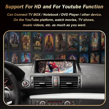 適用於BMW1系E81 E82 E87 E88 CIC(2008-2012)的無線CarPlay,支援Android Auto、Mirror Link、AirPlay、CarPlay和Autolink功能 10 最佳銷售 BMW1系E82 CarPlay - №3