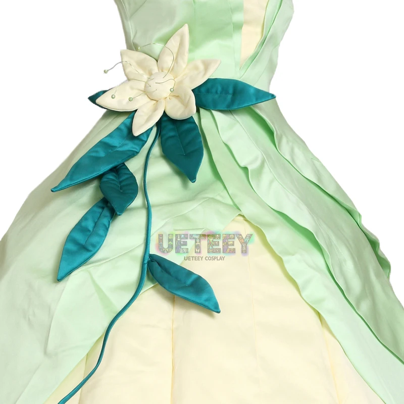 open lace back dress Princess Tiana Dress Tiana Costume – CoserZ main image 0
