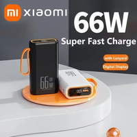Xiaomi MIjia 30000mAh Power Bank 66W PD Fast Charging Portable Charger External Battery Pack Travel For iPhone Huawei SamsungNEW