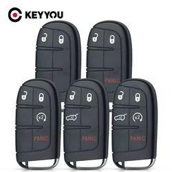 KEYYOU 2/3/4/5 BTN Smart Remote Car Key Shell Fob Case per Chrysler Town & Country Dodge Caravan Journey lama di inserimento di emergenza