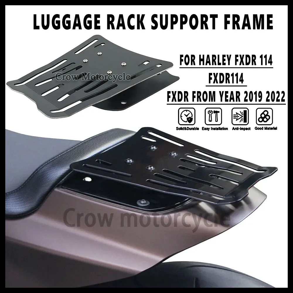 

NEW Motorcycle Rear Fender Luggage Rack Support Shelf Solo Seat For Harley FXDR 114 FXDR114 Fxdr From Year 2019 2022