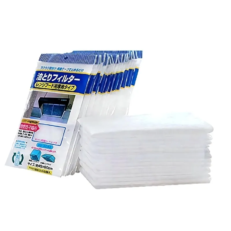 【FAST-SALE】12 Sheets Thickened Kitchen Range Hood Oil Absorbing Paper Range Hood Oil Resistant Sticker