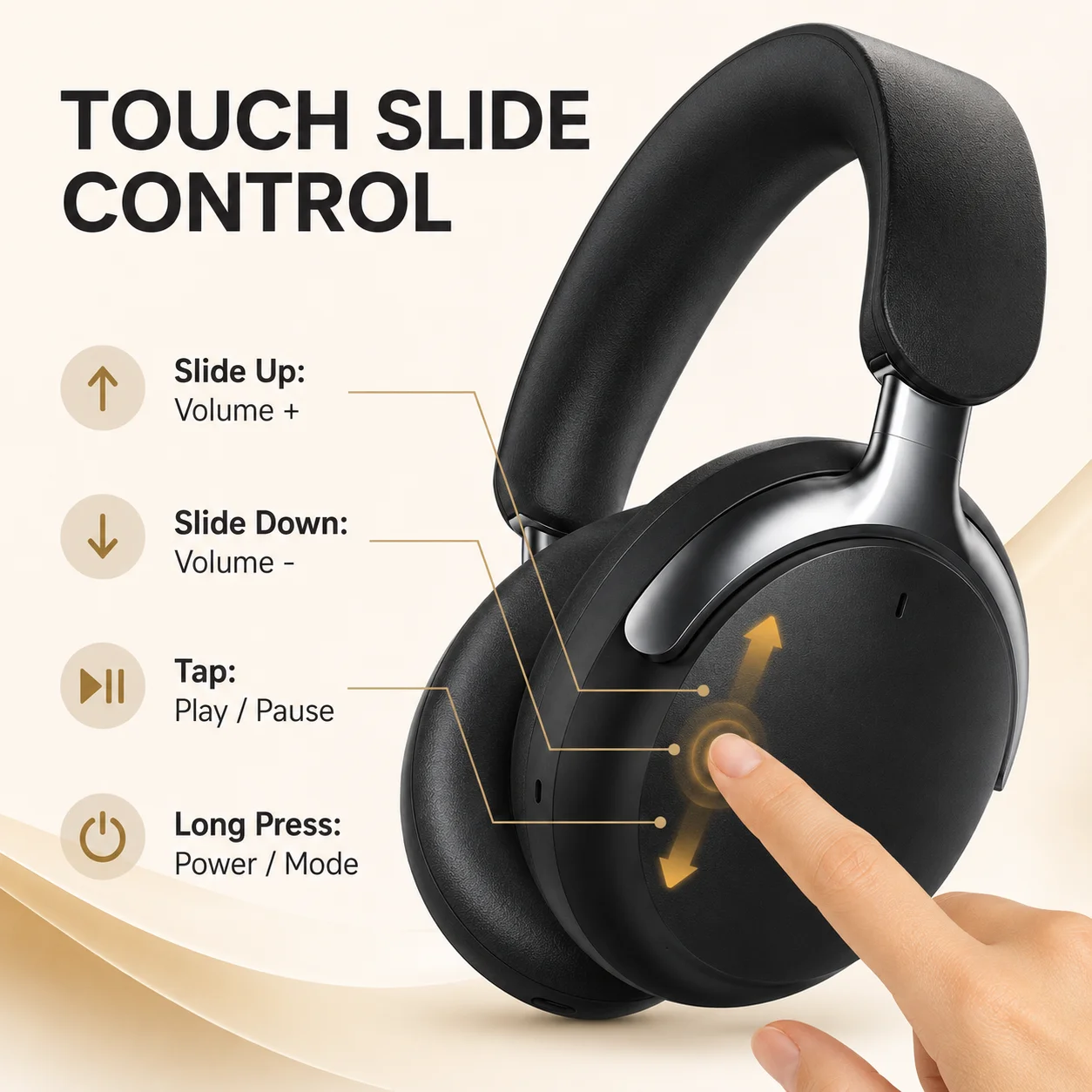 ANC 헤드폰 블루투스 5.4 오버이어 무선 헤드셋 4 - Anc Wireless Over Ear Headphones 리뷰 및 가격