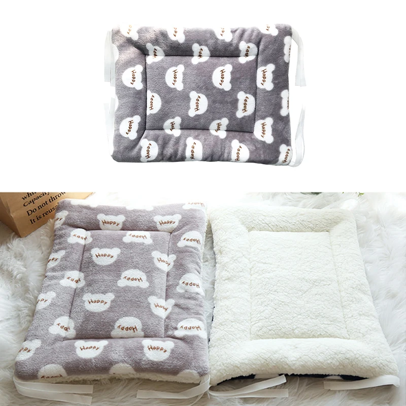 New Washable Dog Bed Winter Thickened Dog Mat Pet Cat Soft Blanket Mat Mattress Warm Fluffy Mat Pet Supplies