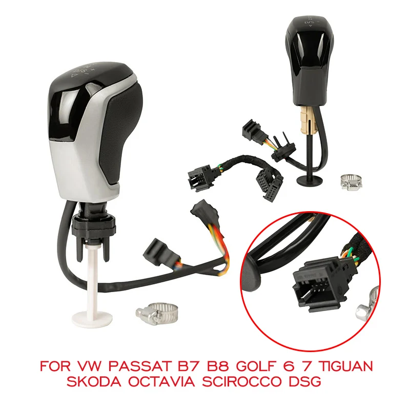

Car Automatic Gear Stick Shifter Lever Shift Knob Gear Shift Knob For VW Passat B7 B8 Golf 6/7 Tiguan Skoda Octavia DSG