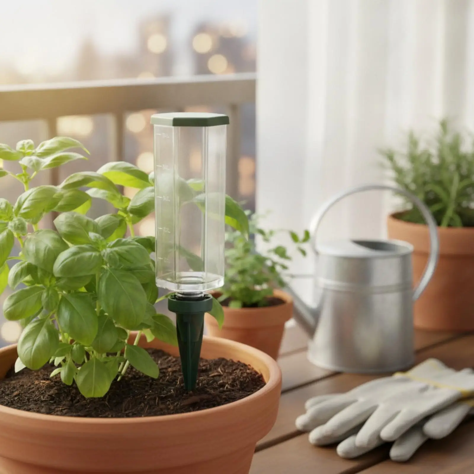 Plastic Adjustable Flow Watering Stake with Regulation Control Automatic Planter Drip System for Potted Plants