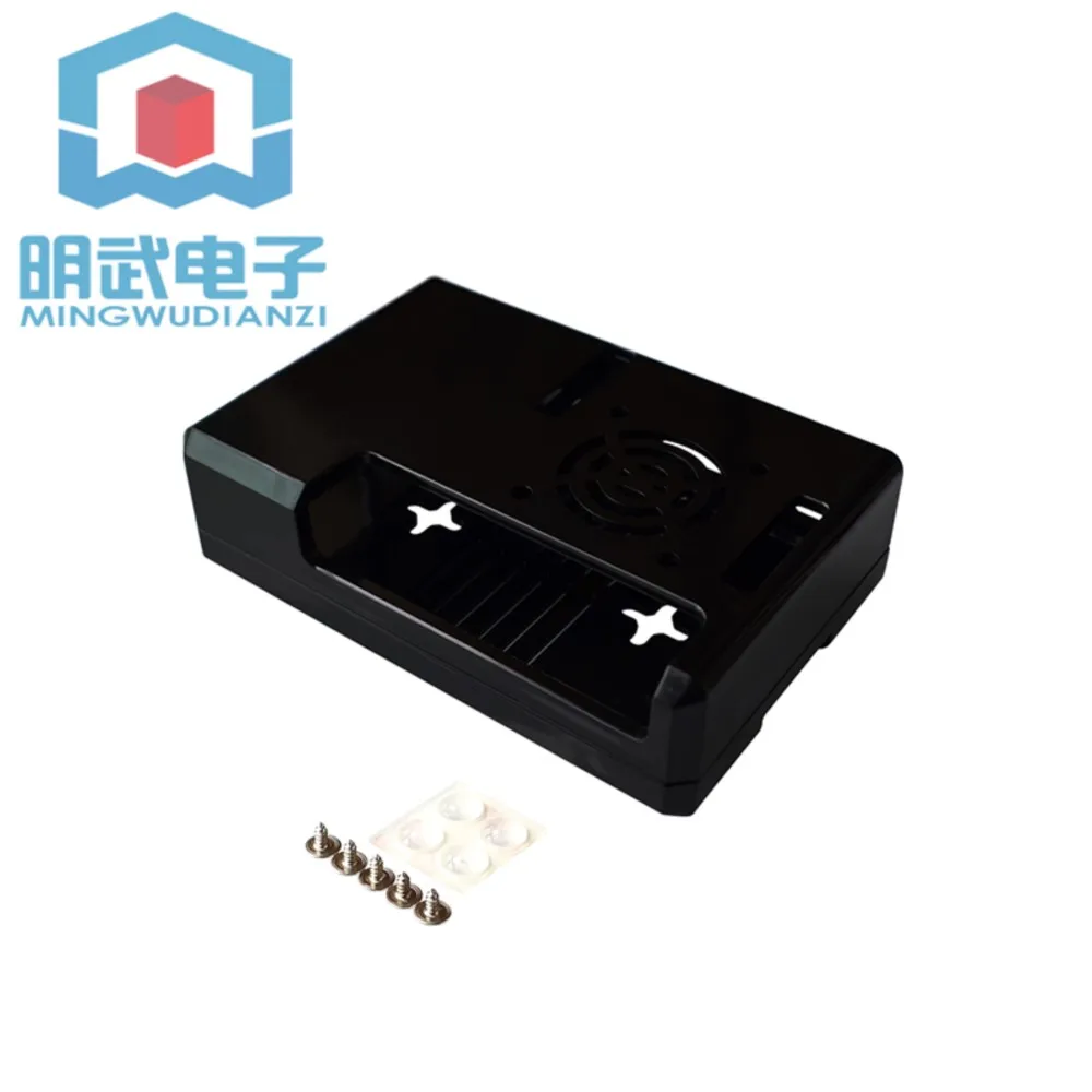 Suitable For Pi 3B+ Shell ABS Shell GPIO Reserved Opening Design Can Use Cooling Fan Shell