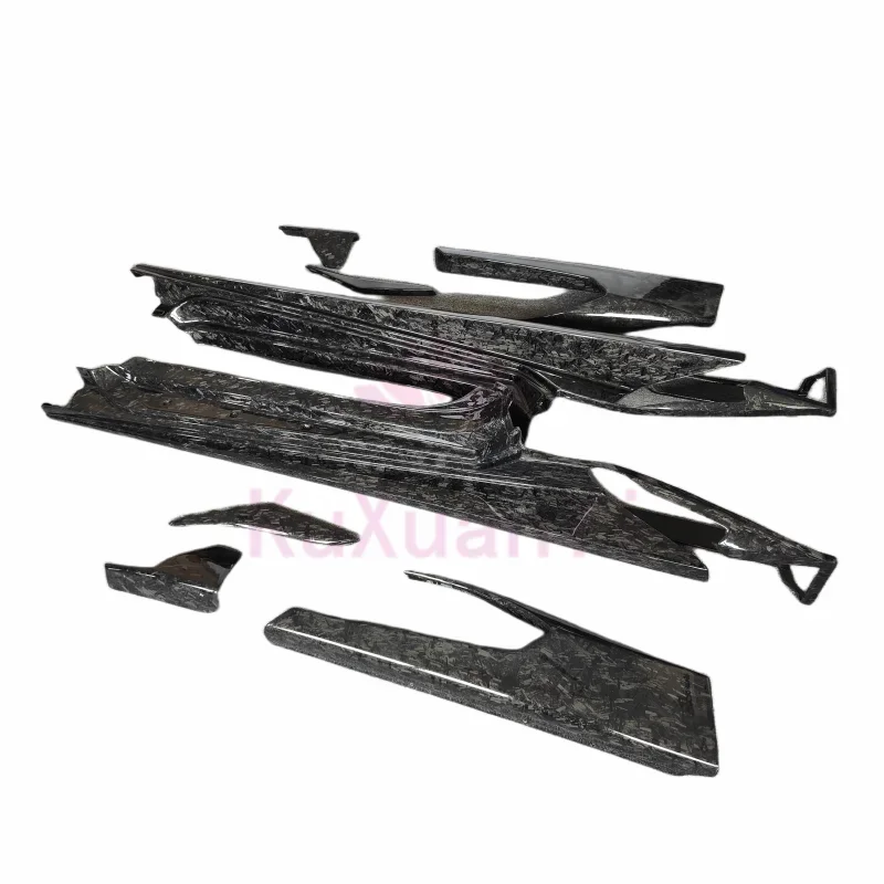 High quality forged carbon fiber M-style side skirt extension for Lamborghini Huracan LP610-4 LP580 body kit