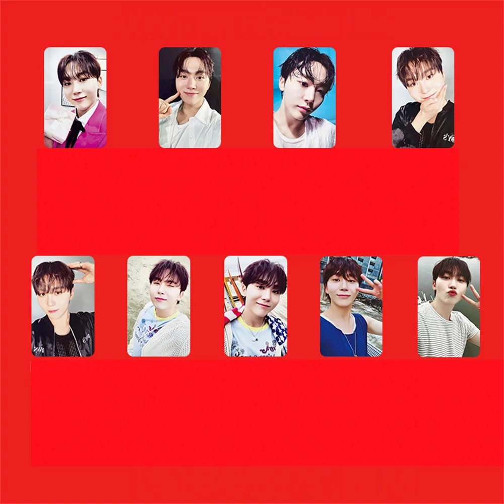 KPOP Idols WONWOO HOSHI Album SPILL THE FEELS Photocard High Quality Double Sides Printing LOMO Card JOSHUA MINGYU WOOZI DK Gift