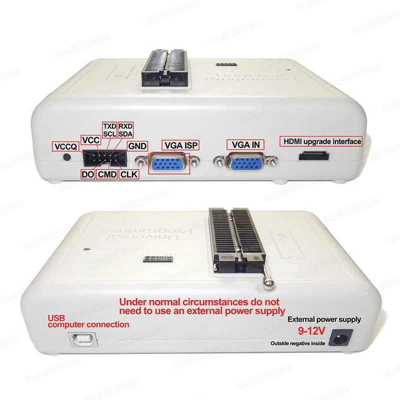 Stock& Original RT809H Programmer with 122 adapter boards EPROM FLASH Universal programmer