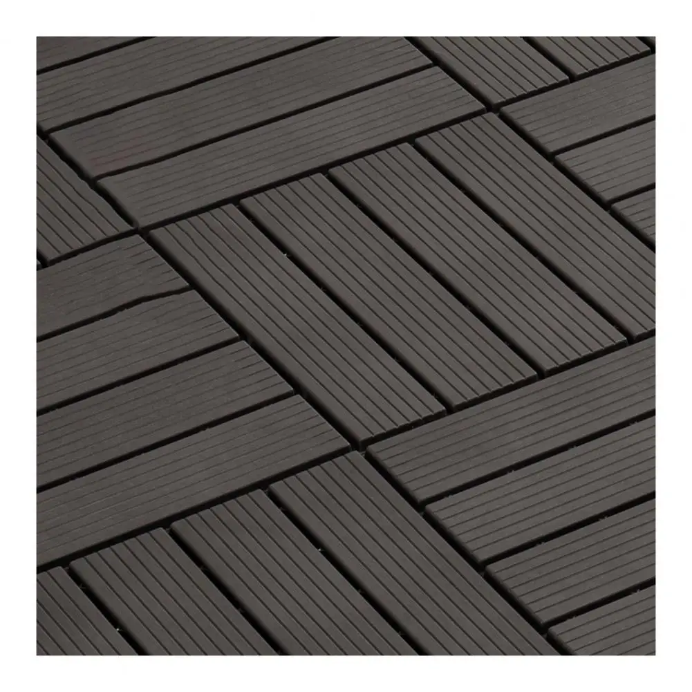 Plastic Patio Garden Deck Lightweight Non-slip Useful Waterproof Outdoor Flooring All Weather Use Deck Tiles