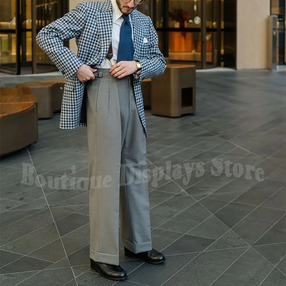 

Classic Design Men's Suit Set Two-Piece Modern Style Notch Lapel Special Occasions High Quality Casual Daily Wear(Jacket+Pants)