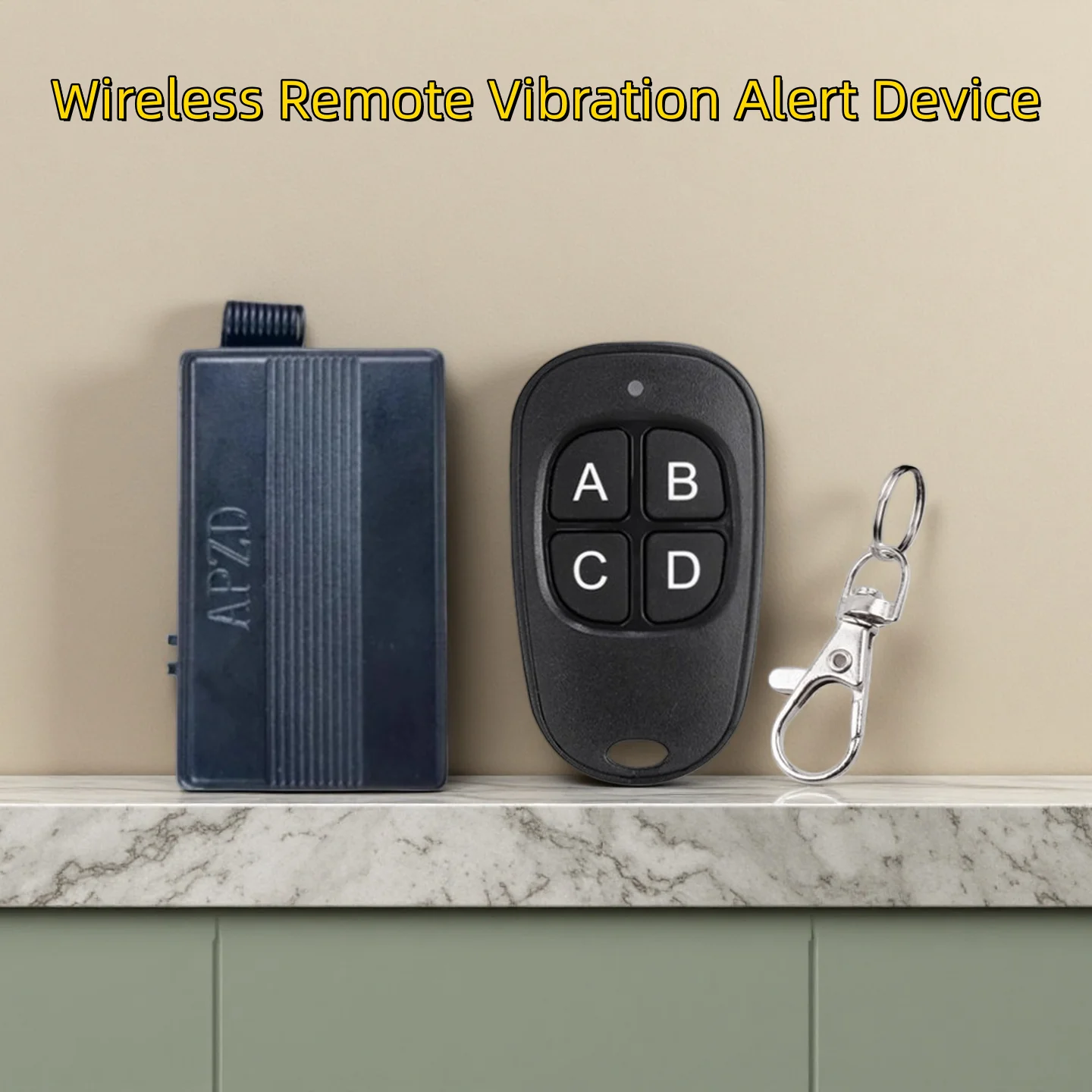 Wireless Remote Control Vibrator Reminder Device for Elderly Hospital Restaurant Silent Vibration Sensor Receiver