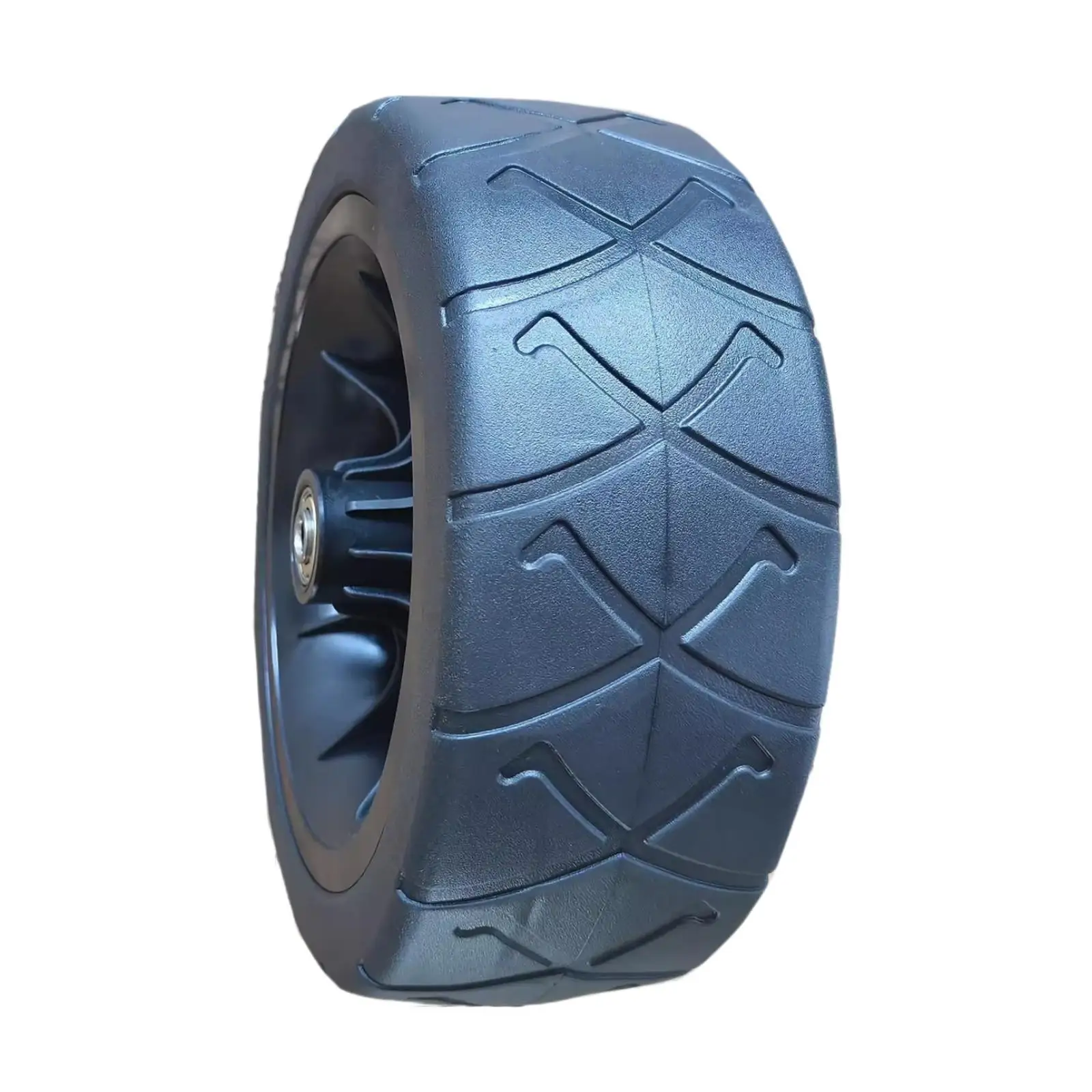 Replacement Solid Wheel for Camping Carts with Bearings Multifunctional Accessories Repair Parts Sturdy for Paths 360° Swivel