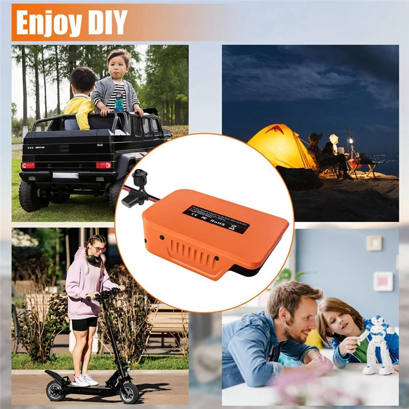 

AA81-адаптер для силовых колес, адаптер для батареи для литиевой батареи 40 В, для самостоятельной езды на грузовике, робототехнике, аксессуары для радиоуправляемых игрушек