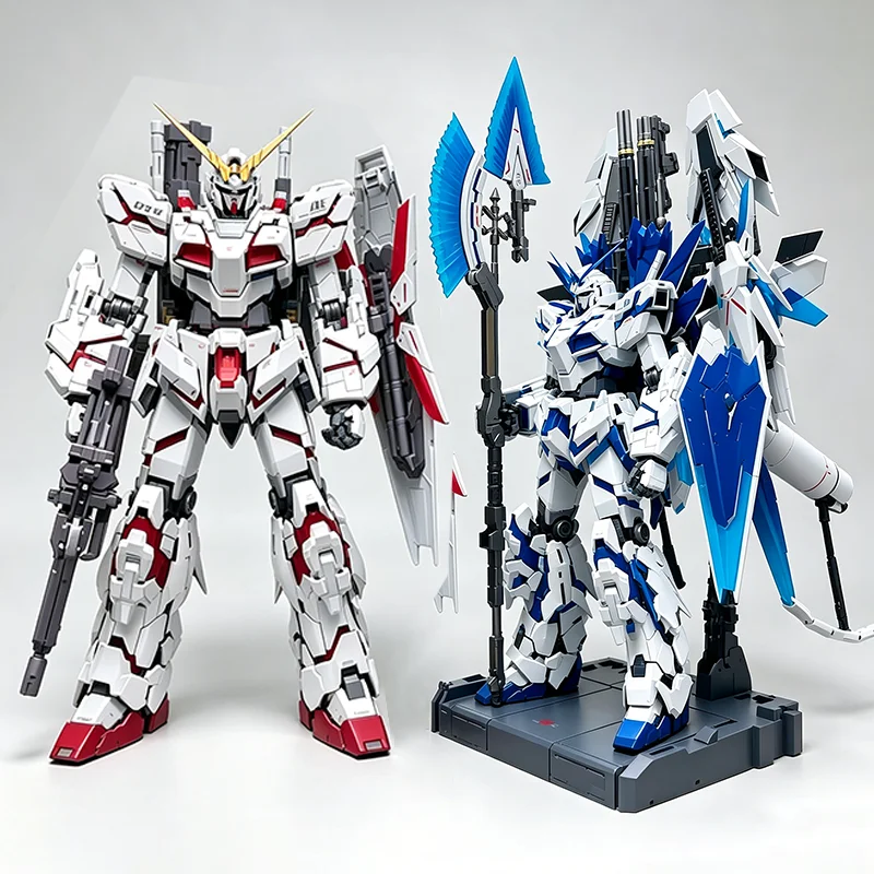 Auf Lager Hg 1/144 Rx-0 Einhorn Zerstörungsmodus Modellbausatz Actionfiguren Rüstung Puppe Spielzeug Geschenk Sammlerstück