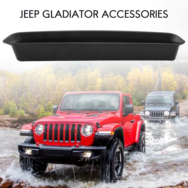 Grab Tray Passenger Storage Tray Organizer for 2018-2019 Jeep Wrangler JL JLU & 2020 Jeep Gladiator JT Grab Handle Accessory Box