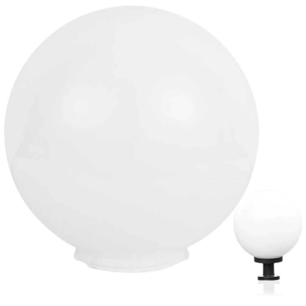 

Round Acrylic Lampshade Waterproof Outdoor Ball Light Cover Replacement Bulb Modern Lampshades Bedroom Garden Lamp Decor