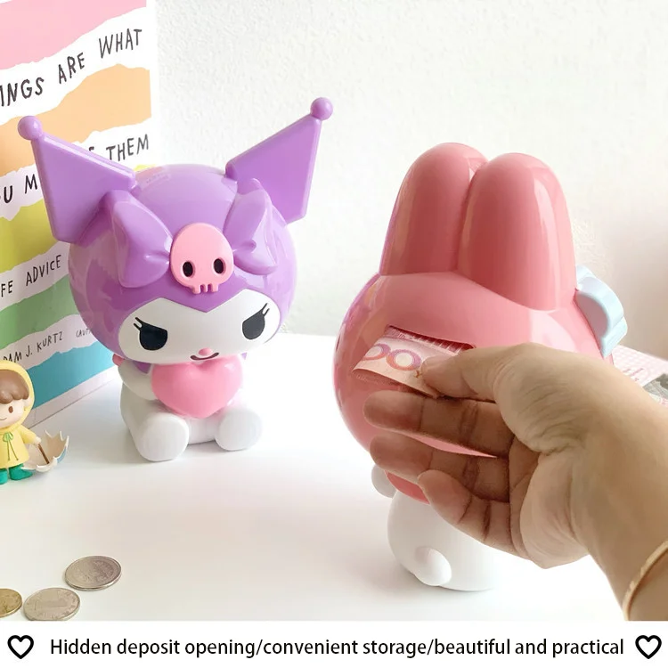 Милая копилка с мелодией, милый держатель для монет в стиле аниме для девочек и мальчиков, подарки на день рождения, украшение для дома и офиса, модная коробка для экономии
